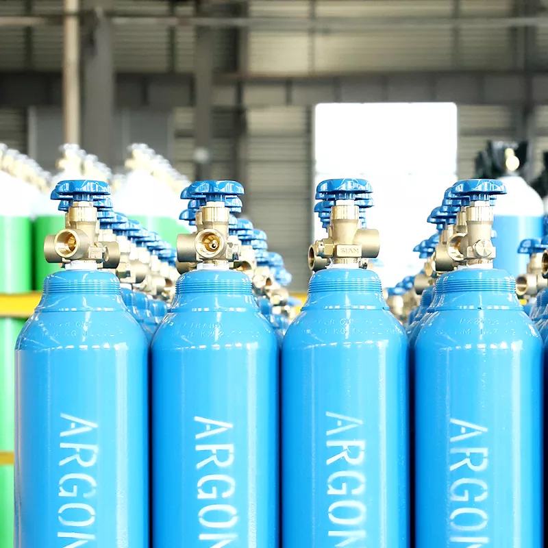 Custom 40L high purity argon gas cylinder argon balloon argon tank with valve